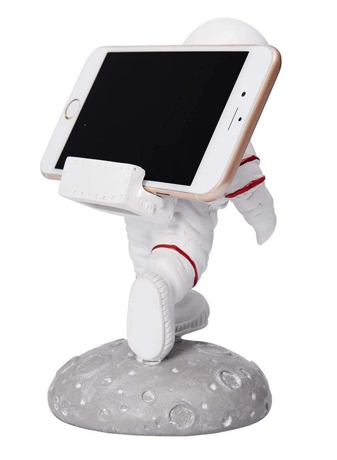 AUGEN Exclusive Resin Astronaut Figurine Mobile Holder Stand for Showpiece (6.5 Inches, Standard, Multicolour) - Image 2